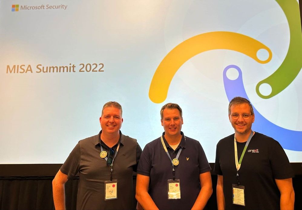 Picture 1: Microsoft Intelligence Security Association (MISA) Summit 2022 with Most Valuable Professionals (MVPs)