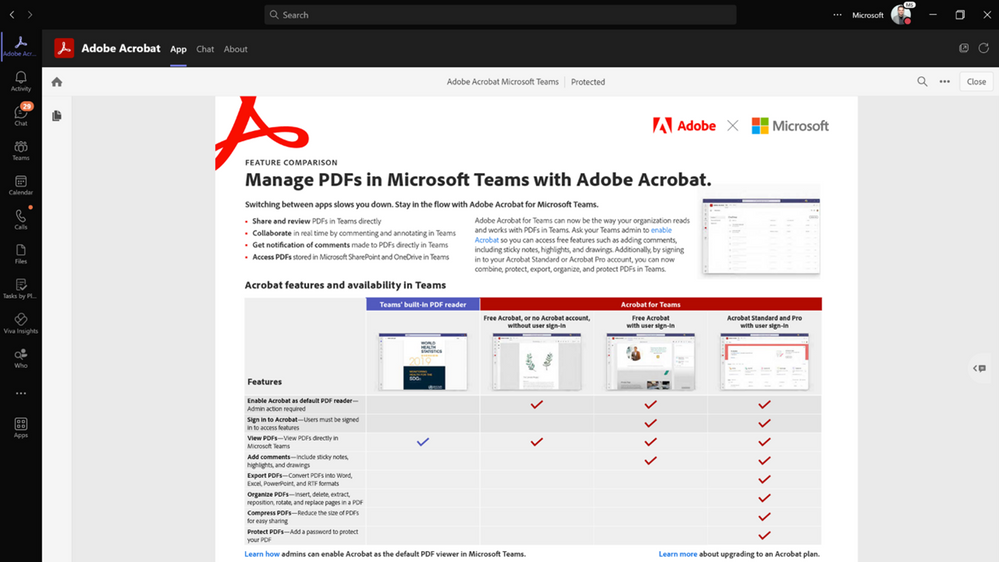Manage PDFs in Microsoft Teams with Adobe Acrobat.png