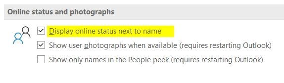 Outlook has this option selected