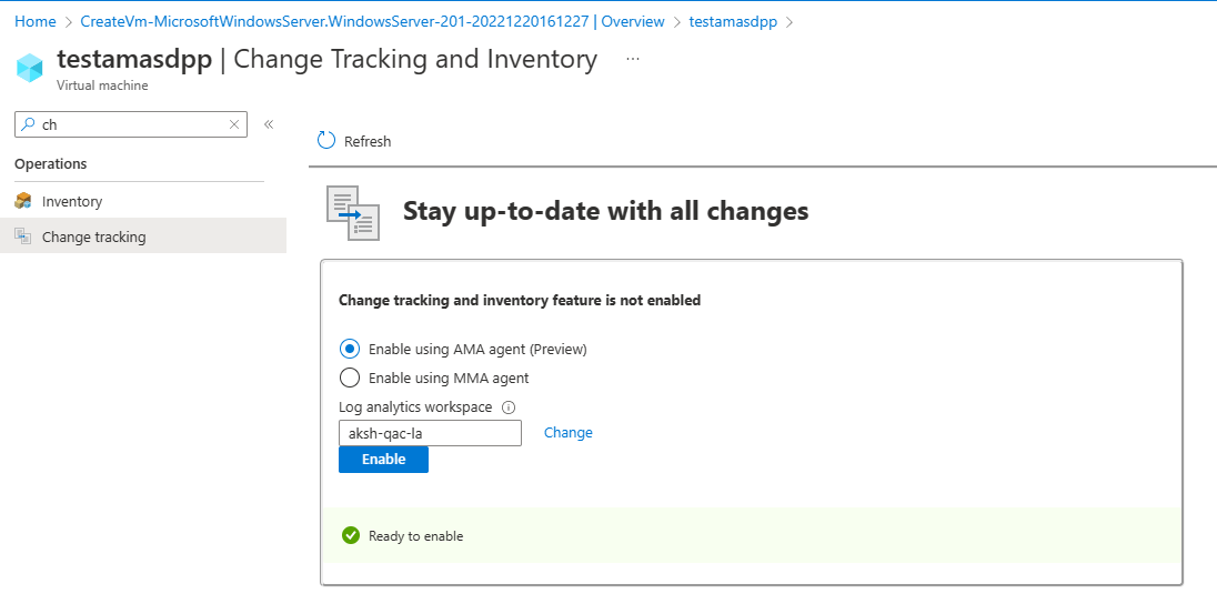 Announcing public preview: Azure Change Tracking & Inventory using Azure Monitor agent (AMA)