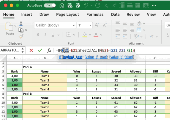 Check your formula with value preview