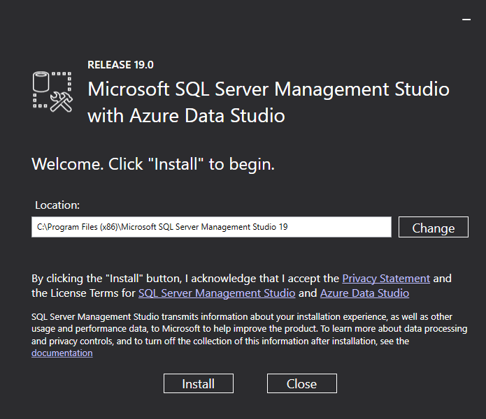 SQL Server Management Studio (SSMS) 19.0 Released!