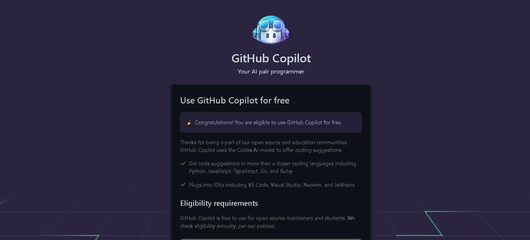 Step-by-Step: Setting Up GitHub Student and GitHub Copilot as an  Authenticated Student Developer