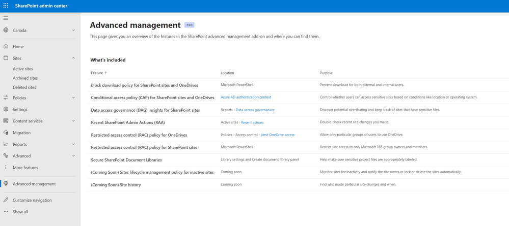 thumbnail image 1 of blog post titled 
	
	
	 
	
	
	
				
		
			
				
						
							Microsoft Syntex – SharePoint Advanced Management (SAM) Add-on – Announcing General Availability
							
						
					
			
		
	
			
	
	
	
	
	
