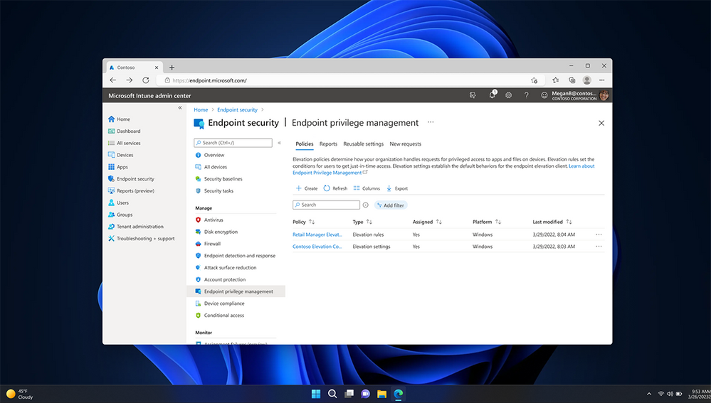 image miniature 1 du billet de blog intitulé Activer les utilisateurs standard de Windows avec Endpoint Privilege Management dans Microsoft Intune
							
						
					
			
		
	
			
	
	
	
	
	
