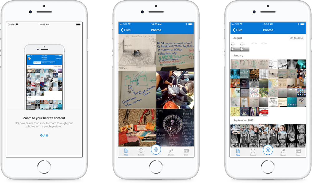 Super Zoom on OneDrive on iOS