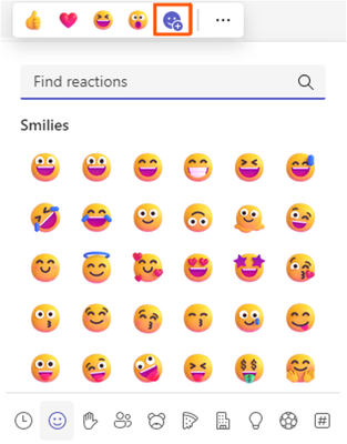 Reactions enable you to quickly acknowledge a message with a little fun and flair.