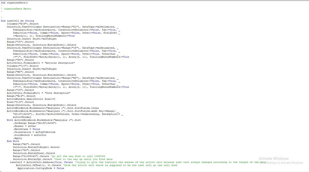 Screenshot 2023-03-16 122340 my code is where i have put in comment the rest of the code is from VBA macros.png