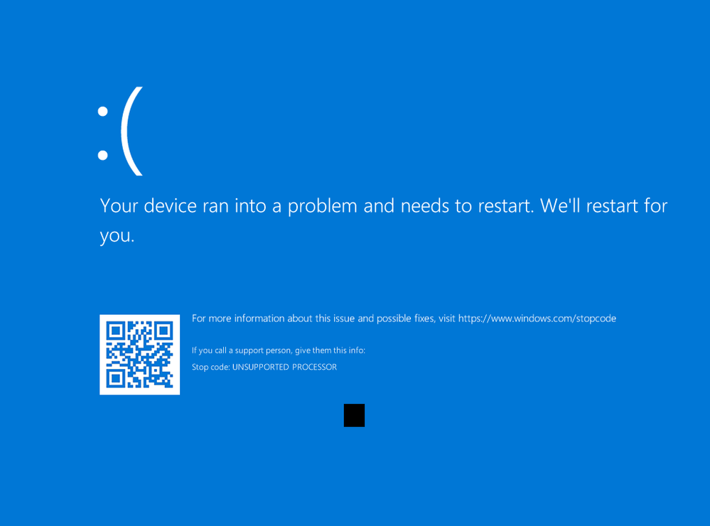 Blue screen of death (CPU issue) after some Windows Update/ Workstation Pro  version 15.5.7 - Microsoft Community Hub