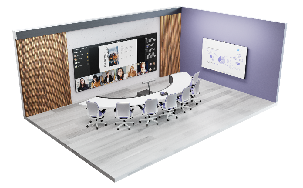 Example of a medium-sized Signature Microsoft Teams Room