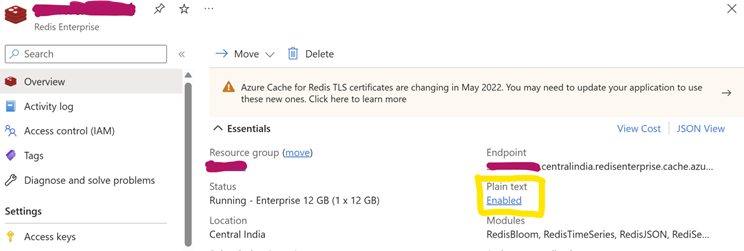 Connectivity Issue Troubleshooting for Azure Cache for Redis Enterprise.