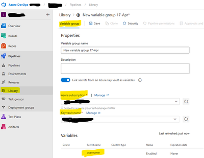 Utilizing Azure Key vault with Private link in DevOps