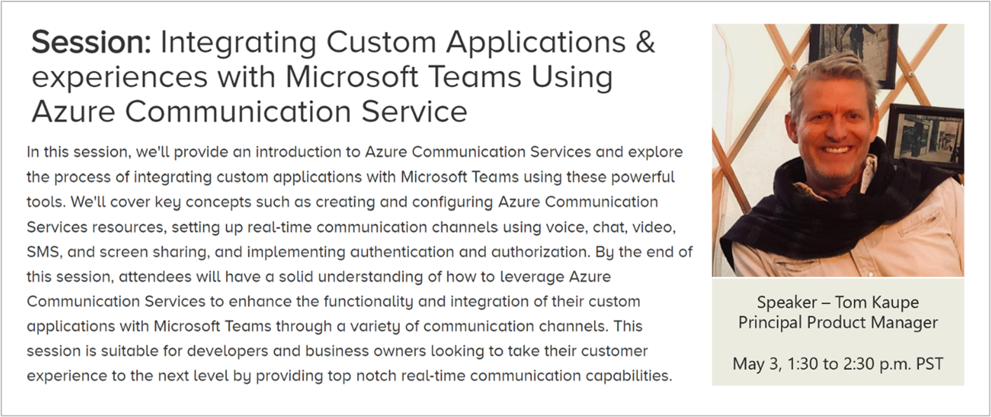 Join Azure Communication Services at Microsoft 365 Conference in Las Vegas, Nevada