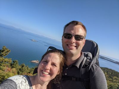 Ben and his wife enjoying a hike!