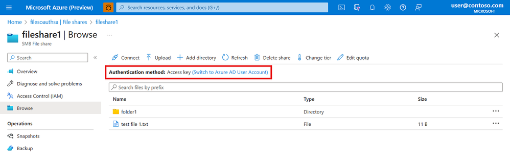 Public Preview: Introducing Azure AD Support for Azure Files SMB shares REST API - Microsoft Community Hub