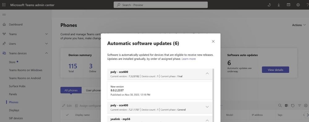 Track and pause automatic firmware updates for Android-based Teams devices in the Teams Admin Center.jpg