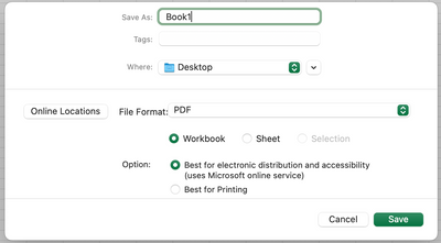 Generate an accessible PDF on Mac