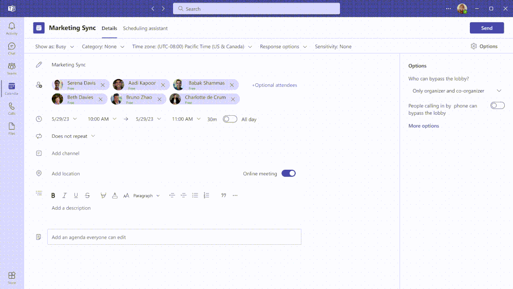 thumbnail image 1 of blog post titled Now in public preview: Collaborative notes in Microsoft Teams Meetings 