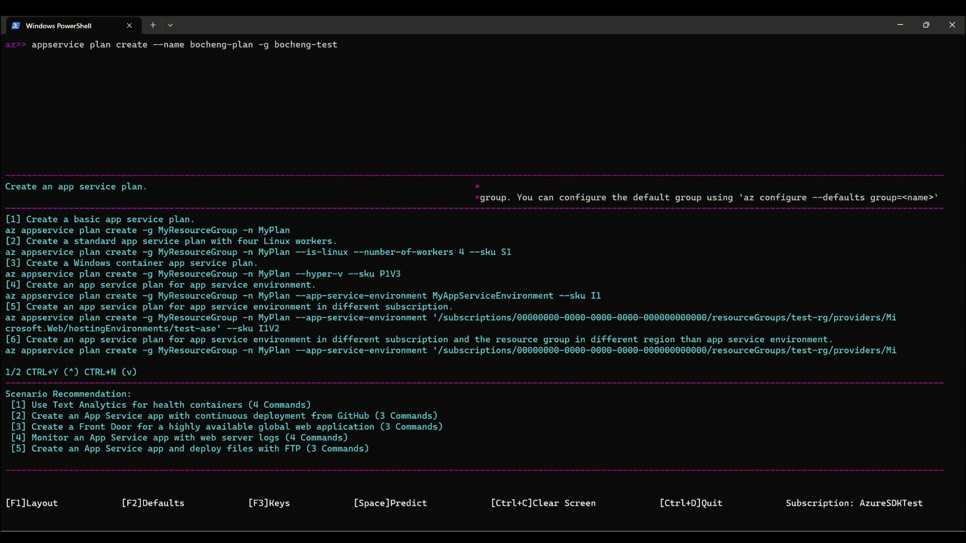 AI based CLI interactive mode