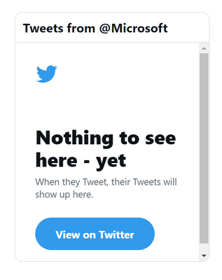 Is the Twitter webpart affected by the new limits - Microsoft Community Hub