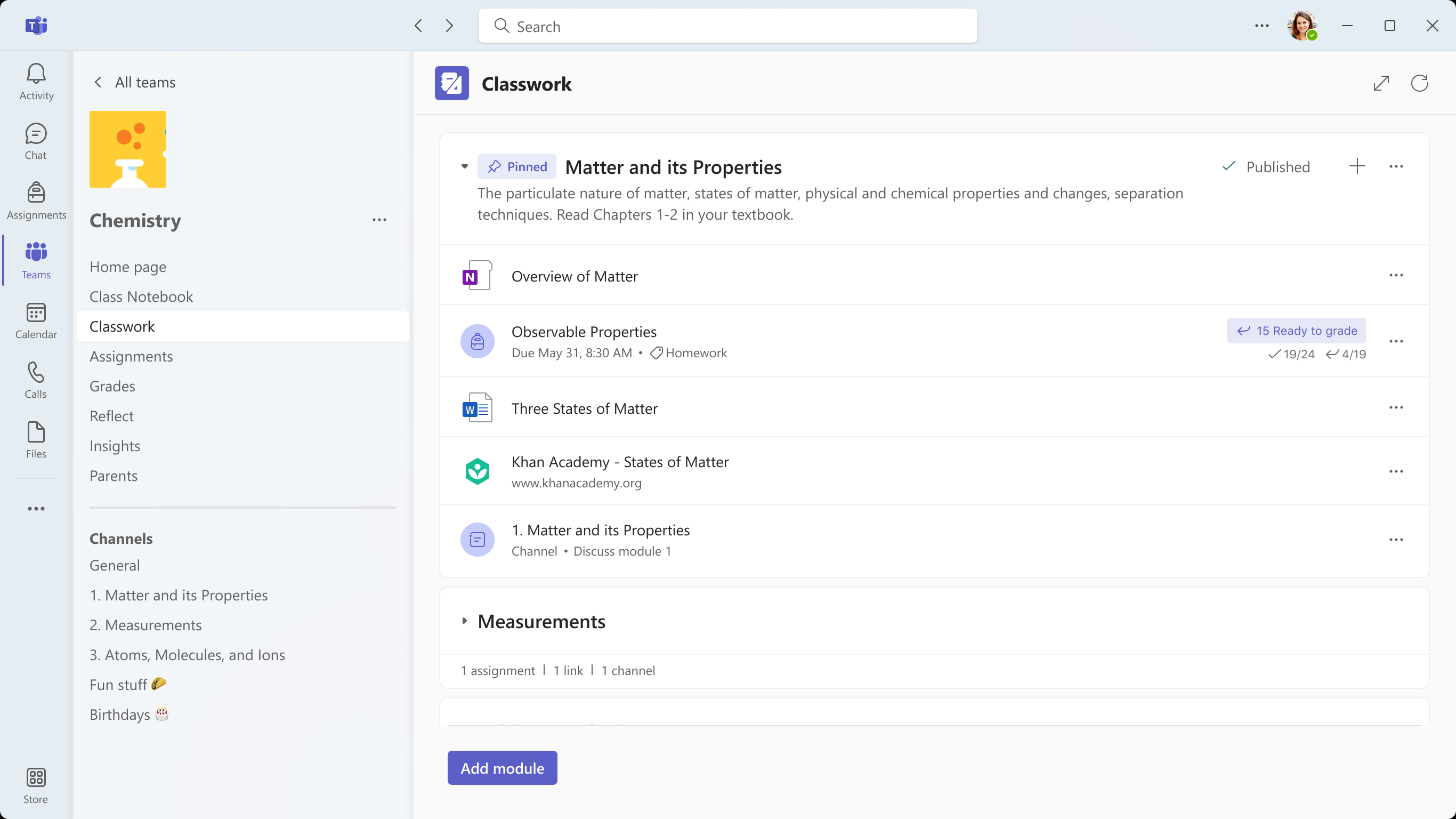 View and organize class teams in Microsoft Teams for Education - Microsoft  Support