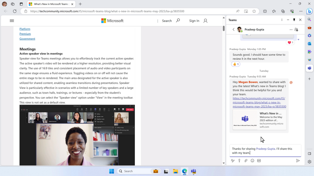 thumbnail image 4 of blog post titled What’s New in Microsoft Teams | Microsoft Inspire 2023 