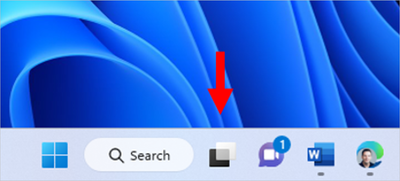 Screenshot of Cloud PC icon in taskbar.png