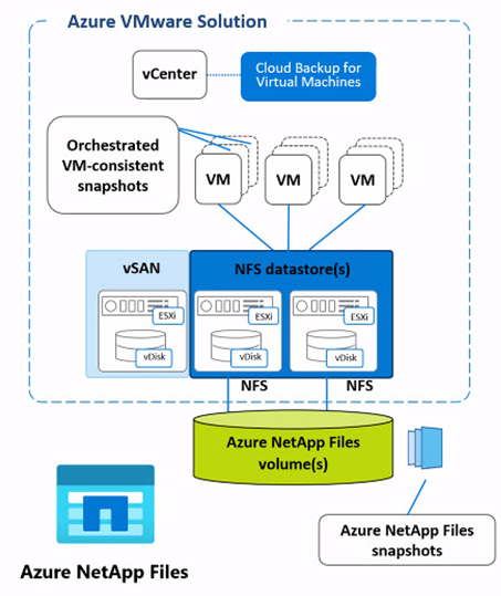 Protecting Azure VMware Solution VMs and datastores on Azure NetApp Files with Cloud Backup for VMs