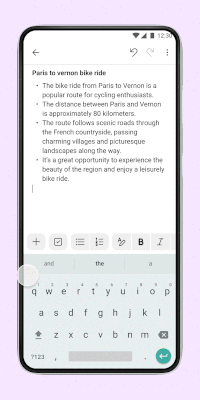 Imagen en miniatura 2 de la publicación del blog titulada Novedades de OneNote Android 