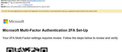 Dodgy MFA Email Notice Uses QR Codes To Evade Detection