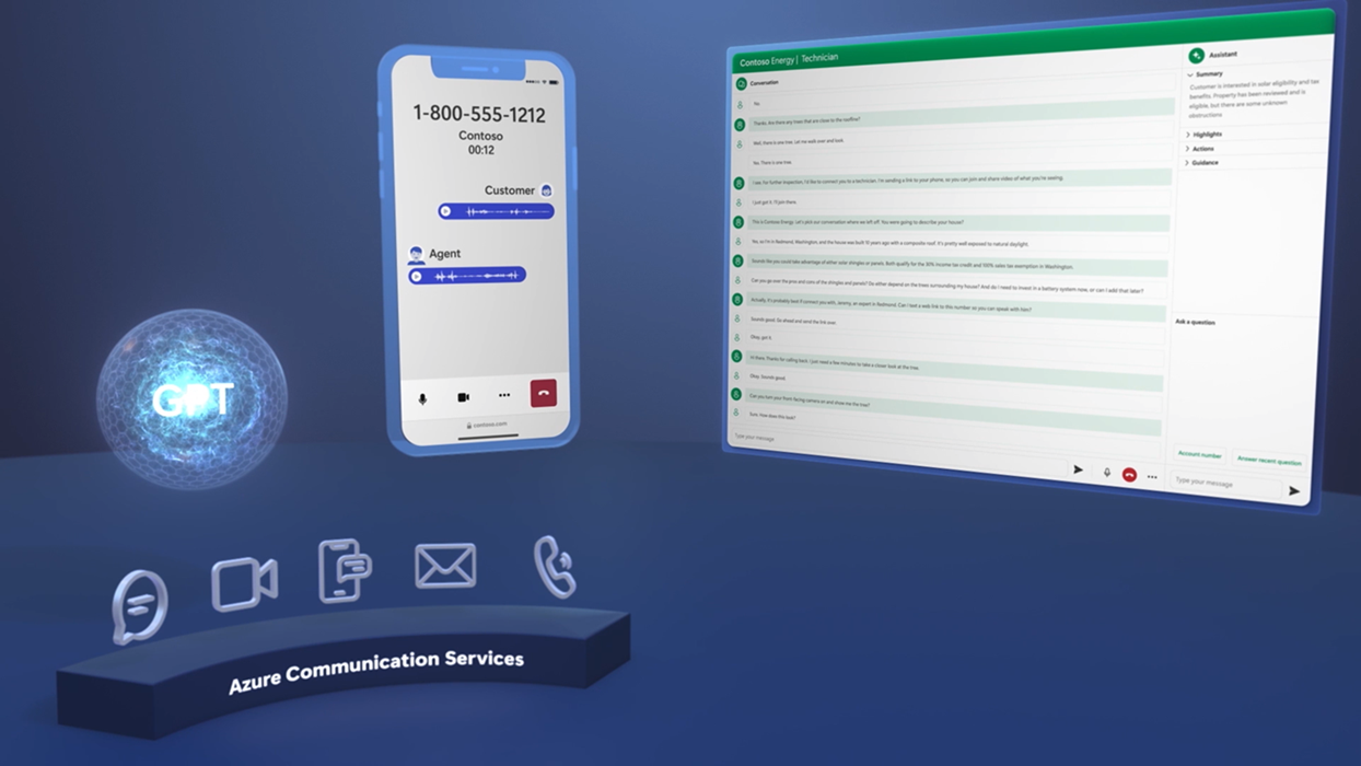 Accelerate customer outcomes with Azure AI Services and Azure Communication Services
