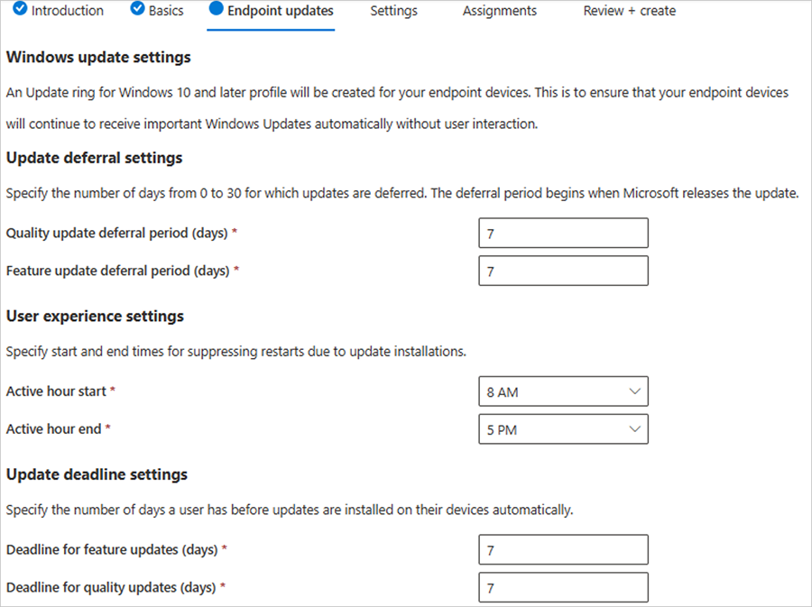 Screenshot of the specific preferred settings for Windows updates.png