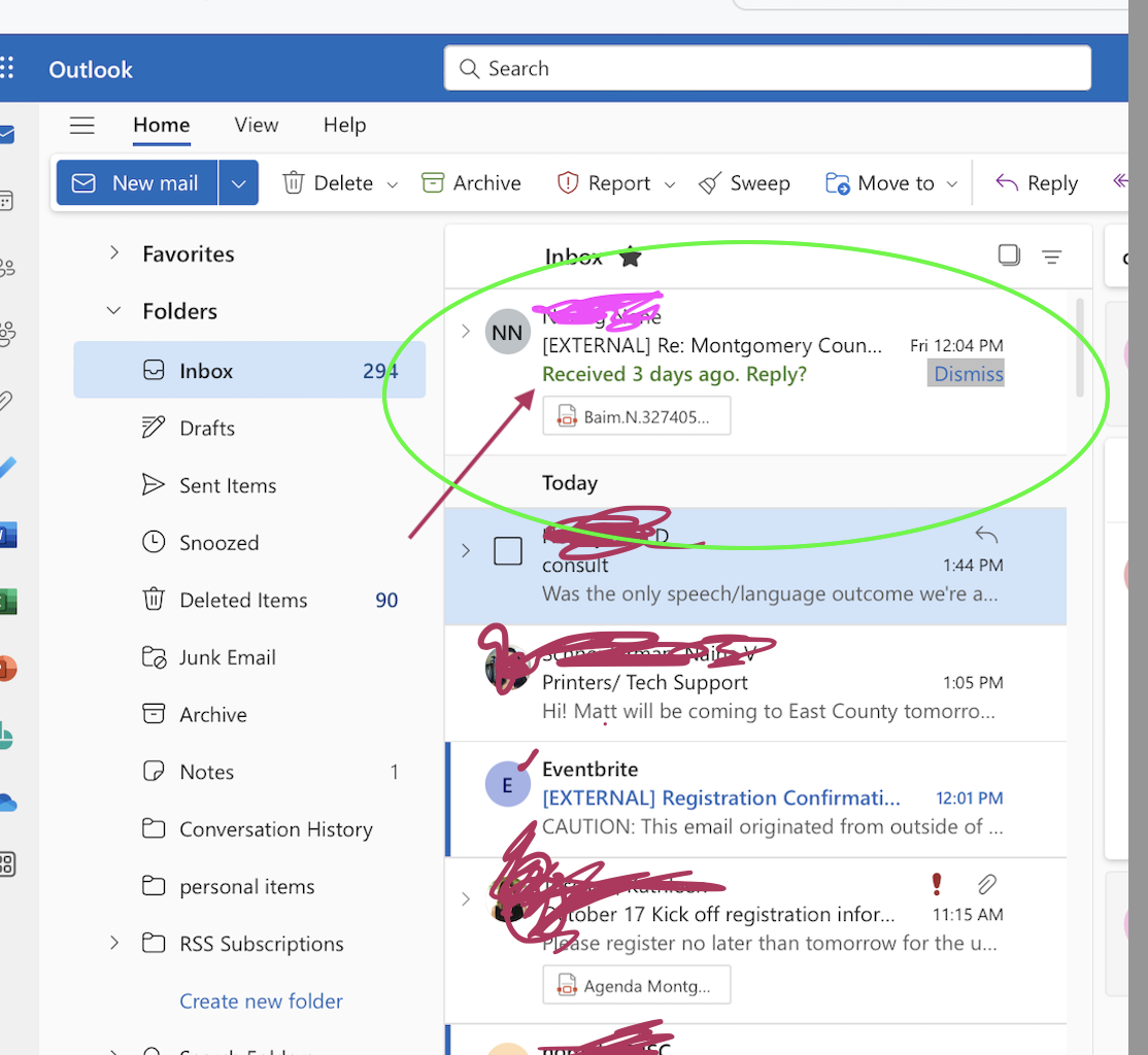 Message Reminders/Email Nudges in the Outlook Web App - KB