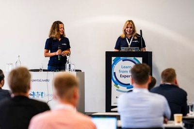 MVP Edyta Gorzoń co-presenting at Experts Live Europe in Prague, September 2023.