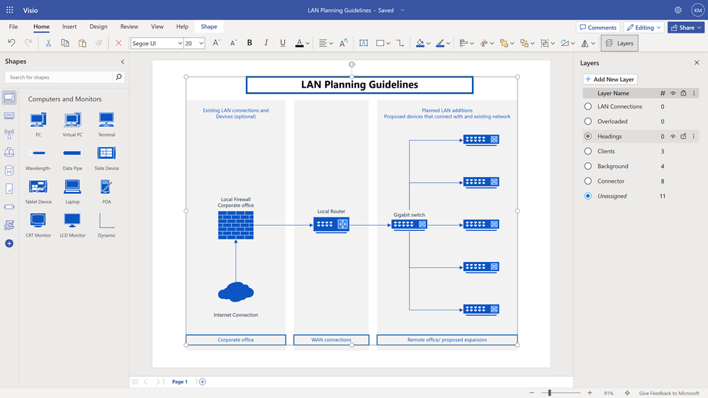 06 Assign multiple shapes to a layer.png