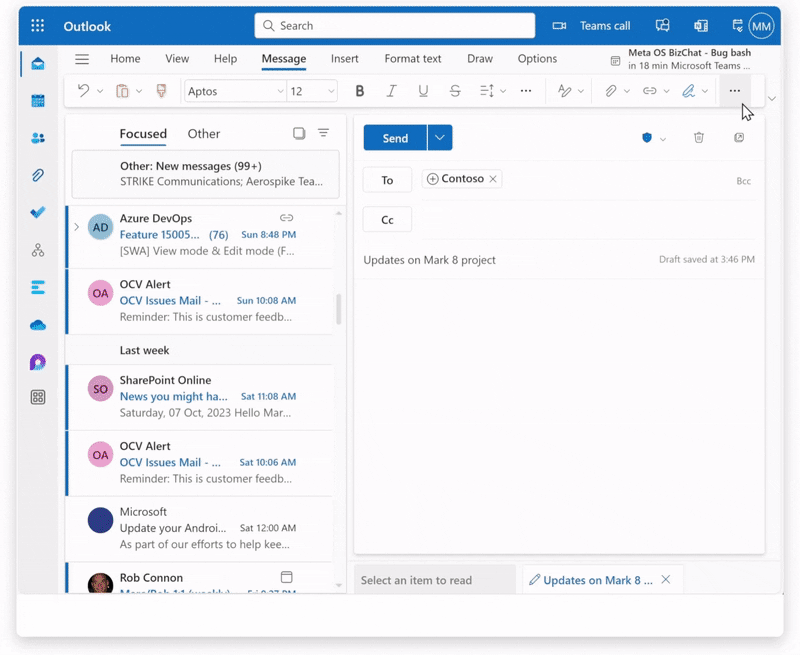 Soon you’ll be able to record a video directly in Outlook to quickly send a video message