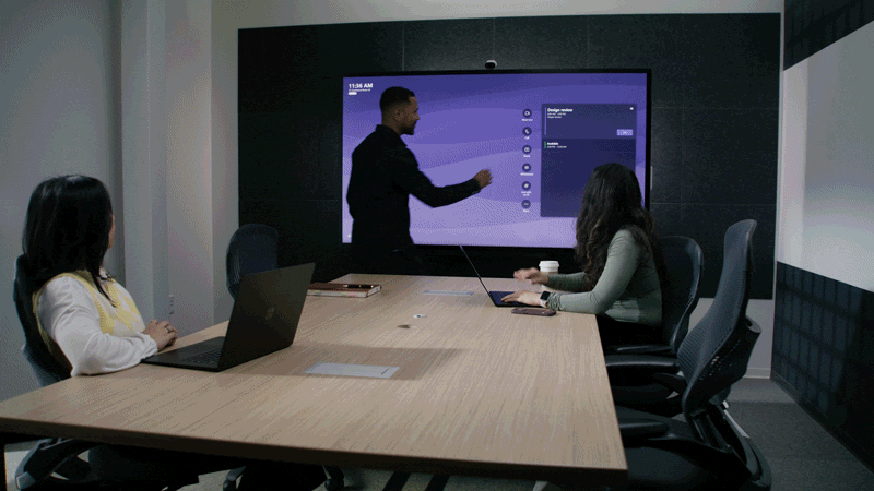 Surface Hub 3, running Teams Rooms on Windows