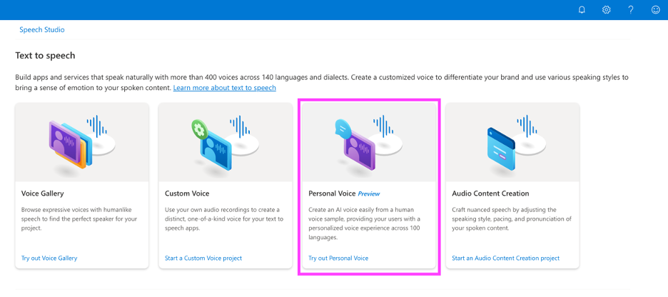 Azure AI Speech launches Personal Voice in preview