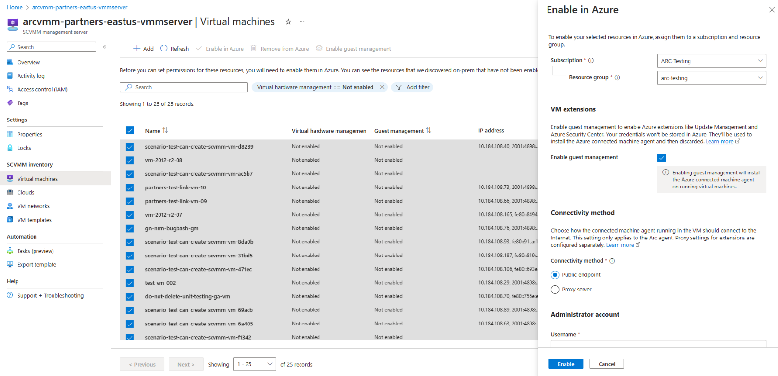 Bring Azure to your System Center environment: Announcing GA of SCVMM enabled by Azure Arc