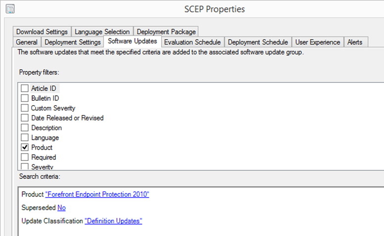 SCP documentation does not match required configuration- build