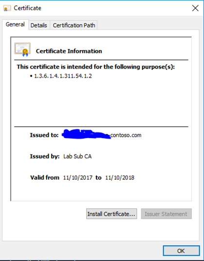 Remote Desktop Connection (RDP) - Certificate Warnings - Microsoft Tech  Community