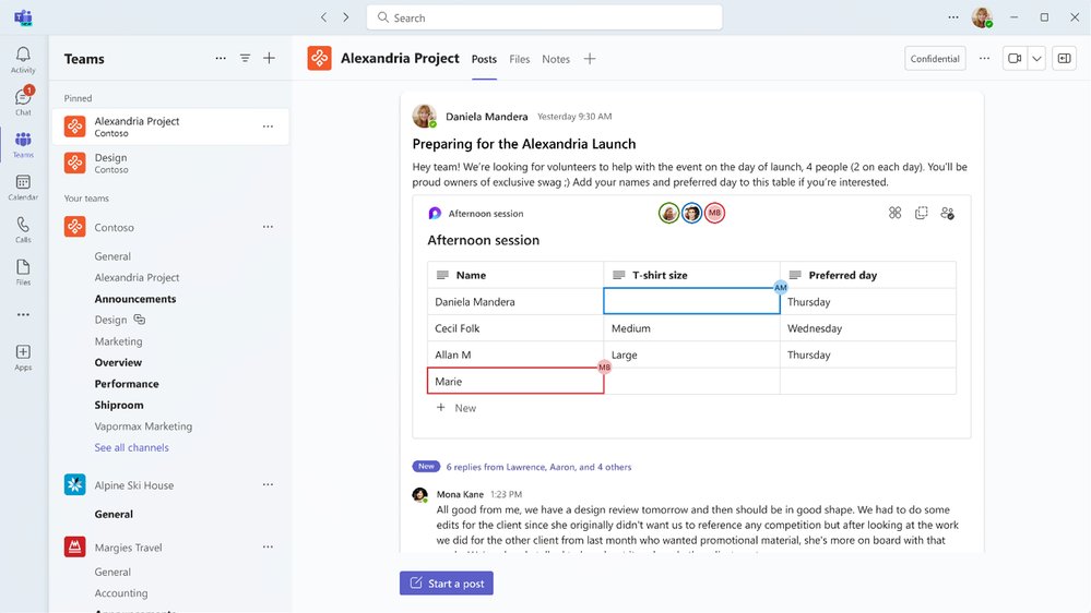 immagine in miniatura 2 del post di blog intitolato Novità di Microsoft Teams | Dicembre 2023 