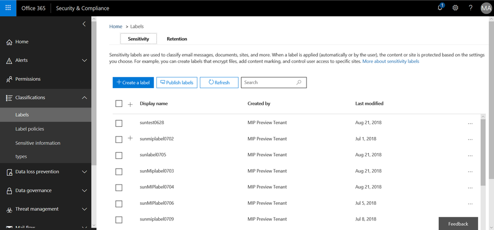 Sensitivity and Retention labels are now available so that you can protect and govern the same piece of content.