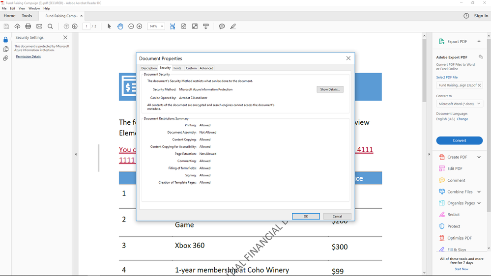 View labeled and protected PDFs easily within Adobe Acrobat Reader on Windows