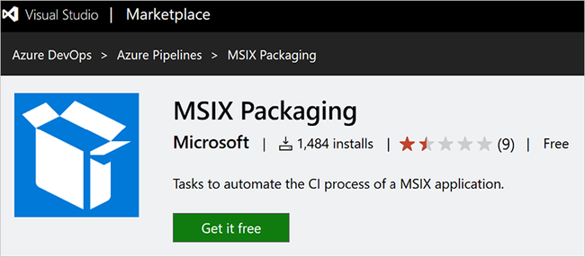 Get the latest MSIX Packaging Tool at Visual Studio Marketplace.png