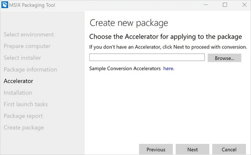 Screenshot of Create new package under the Accelerator menu.png