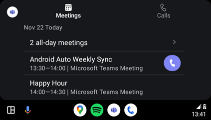 Microsoft Teams now supports Android Auto.png