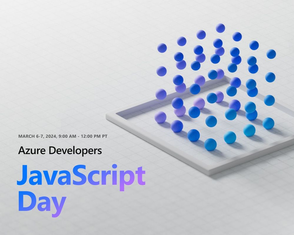 thumbnail image 1 captioned Azure Developers JavaScript Day Event Banner