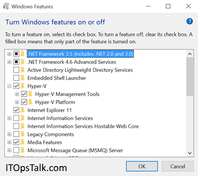 Step By Step Enabling Hyper V For Use On Windows 10