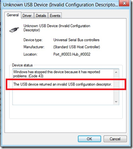 New for Windows 8: Problem Descriptions for USB Devices and Hubs in Device  Manager - Microsoft Community Hub